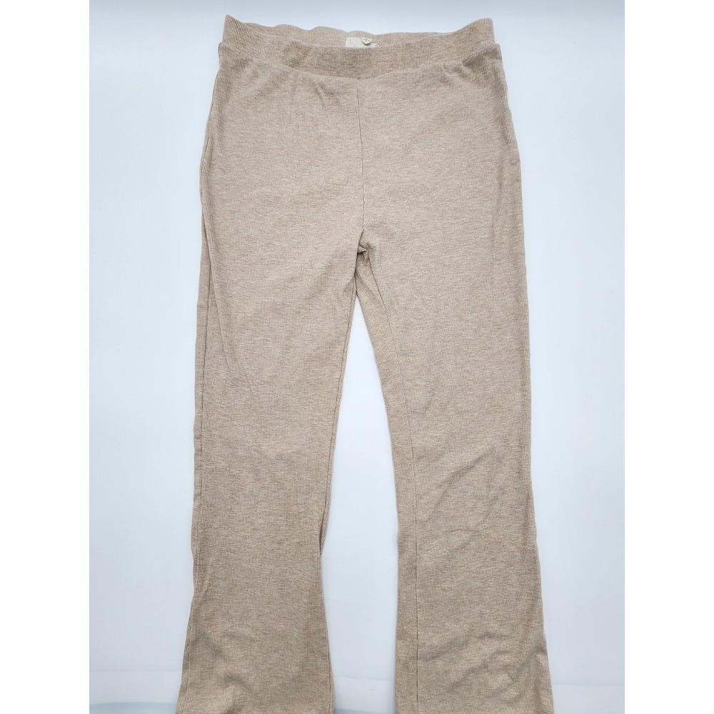 WOMENS PINK REPUBLIC BEIGE YOGA FLARE LOUNGE PANTS SIZE L